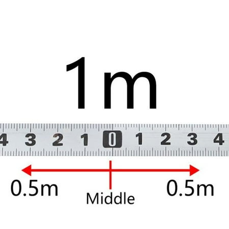 

BAMILL Stainless Steel Miter Track Tape Measure Self Adhesive Metric Scale Ruler 1M/2M