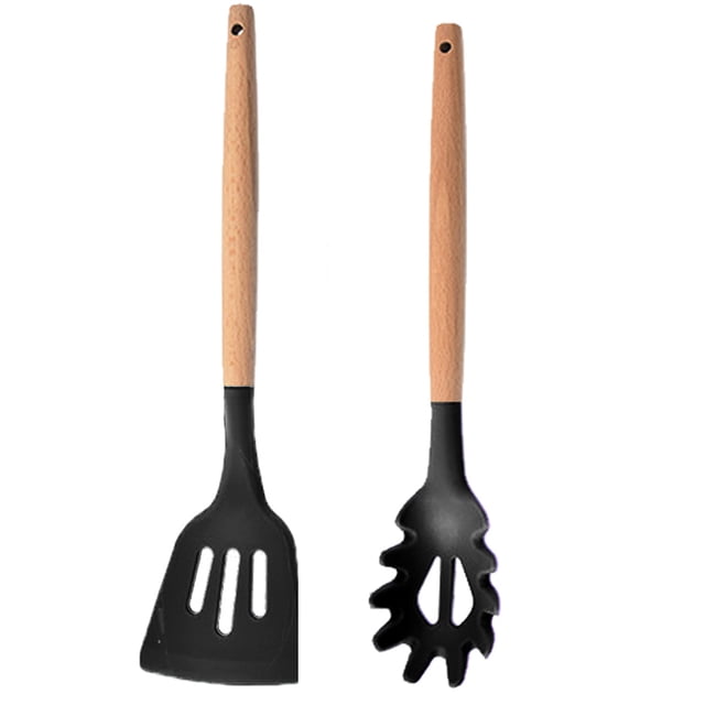 Juego de 2 utensilios de cocina: utensilios de cocina decorativos y multiusos
