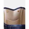 thumbnail image 4 of Free Assembly Women's Mini Canvas Tote Bag, Navy, 4 of 5