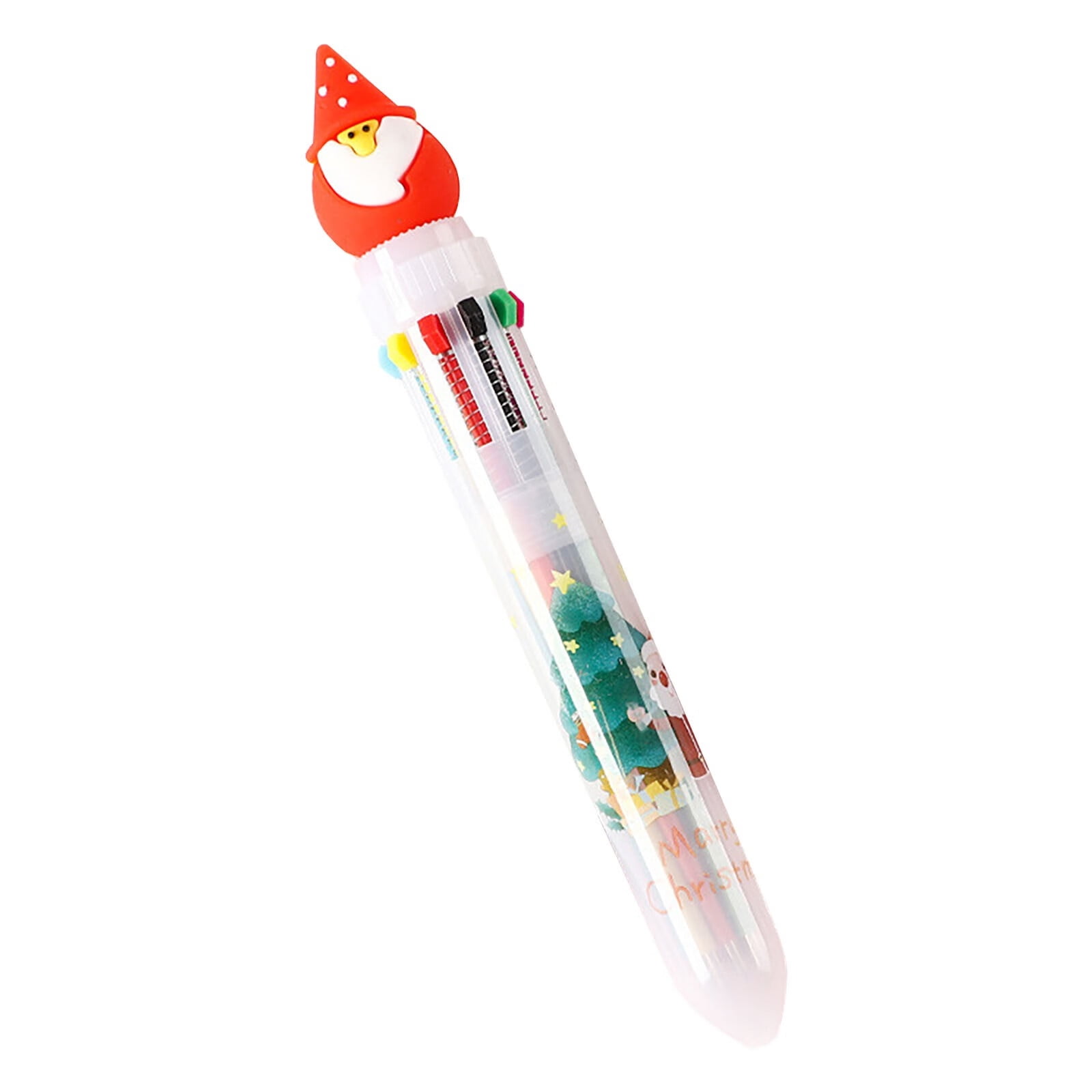 Ten-Color Ballpoint Pen Color Press Ball Pen Cartoon Cute Marker  Multi-Color Pen Multi-Function Handbook Marker Pen - China Christmas Water  Pen, Christmas Children's Gifts