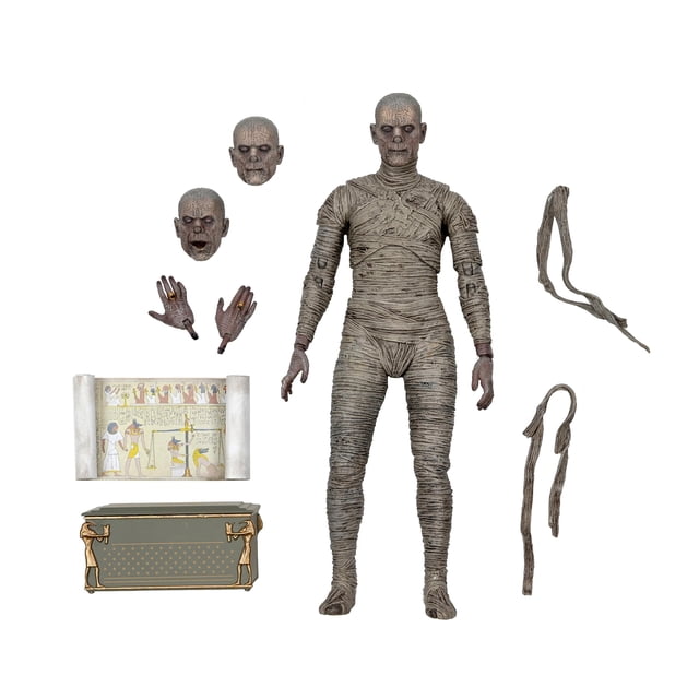 Figura de acción NECA Universal Monsters The Mummy de 7 pulgadas