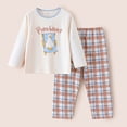 thumbnail image 2 of NIEWTR Toddler Long Sleeve Pajamas Set 2PC Outfits Soft Pullover and Elastic Waist Long Pants Breathable for Girl Girl 2T-5T(A-Red,3-4 Years), 2 of 7