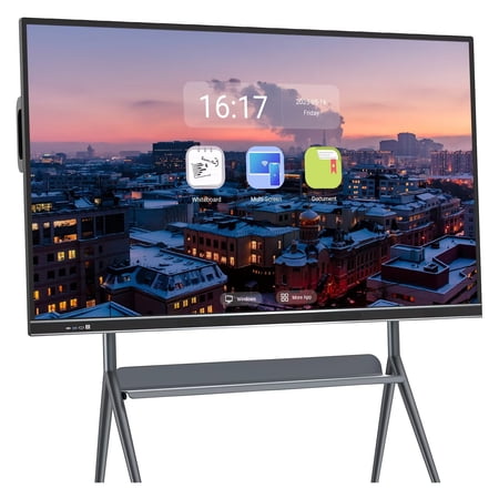 BELNET 75'' Smart Board Touch Android-Powered Wireless casting Interactive Whiteboard for Video Conferencing & Team Collaboration