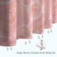 thumbnail image 6 of Pink Marble Gold Pattern Shower Curtain 72"x84" ,Bathroom Decorative Shower Curtains Set with 12 Hooks,Modern Waterproof Washable Shower Curtain, 6 of 6