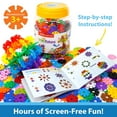 thumbnail image 4 of VIAHART Brain Flakes 500 Piece Interlocking Plastic Disc Set | A Creative and Educational Alternative to Building Blocks | Tested for Children's Safety | A Great STEM Toy for Both Boys and Girls!, 4 of 7