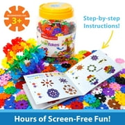 VIAHART Brain Flakes 500 Piece Interlocking Plastic Disc Set | A Creative and Educational Alternative to Building Blocks | Tested for Childrens Safety | A Great STEM Toy for Both Boys and Girls!