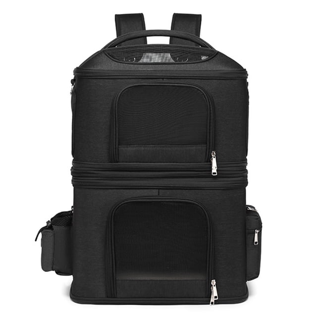 Cat Carrier Detachable Backpack Double Cat Carrier Breathable and Convenient for Travel - Durable and Comfortable Shoulder Protection