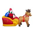 thumbnail image 1 of Papá Noel inflable de 72 pies FLhrweasw para jardín al aire libre Navidad, 1 of 7