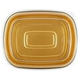 thumbnail image 4 of Karat 72 oz Black and Gold Aluminum Foil Take Out Pan with Clear PET Dome Lid - 50 Set, 4 of 10