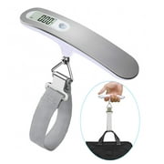 Digital Hanging Luggage Scale Stainless Steel Weigher 50KG for Travel Suitcase Bag