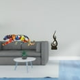 thumbnail image 2 of Escultura decorativa andante, estatua abstracta de fuego, figura de resina coleccionable, arte moderno pulido, ideal para sala de estar, entrada, ofic, 2 of 8