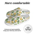 thumbnail image 6 of Lsque Fruit Pears Pattern Womens Comfort Cotton on Scuff With Memory Foam and Anti-skid Sole Slipper-37/38, 6 of 7