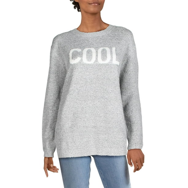 Rd Style - RD Style Womens Cool Graphic Crewneck Sweater - Walmart.com ...