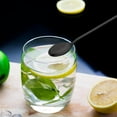 thumbnail image 3 of 9 Inch Long Handle Iced Tea Spoon, Ksopiavobs Set of 6 Stainless Steel Iced Teaspoon for Iced Tea, Coffee, Cocktail, Milkshake, Cold Drink (Black), 3 of 7