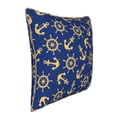 thumbnail image 2 of KLL Anchors and Nautical Decorative Throw Pillow Covers Velvet Soft for Couch Sofa Bedroom Living Room Outdoor - 16"x16", 2 of 8