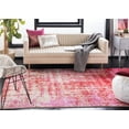 thumbnail image 3 of SAFAVIEH Adirondack Boniface Distressed Area Rug, Red/Gold, 4' x 4' Square, 3 of 8