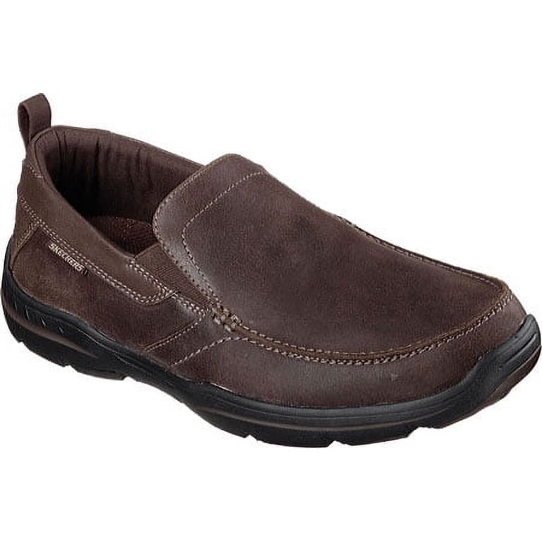 Skechers Men\'s Relaxed Fit: Harper - Forde loafer, dark brown, size 10 Men 9 Skechers Harper Forde Relaxed Fit Slip On Loafers  main image 3