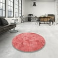 thumbnail image 4 of Ahgly Company Machine Washable Indoor Rectangle Transitional Fire Engine Red Area Rugs, 2' x 3', 4 of 7