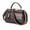 Coffee-medium, variant on Full Grain Leather Doctor Bag for Women Vintage Handbag Small Top Handle Bag with Key Lock Metal Clasp Frame Opening (Coffee)