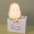 thumbnail image 4 of Lámpara de dormitorio en forma de pera, luces nocturnas LED recargables por USB, parte inferior antideslizante, brillo ajustable para chico, regalo de Navidad Hugtrwg Para estrenar, 4 of 9