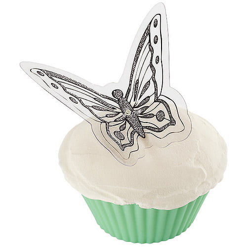 12 Count Butterfly Cupcake Picks 