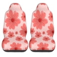 thumbnail image 2 of Flowers Pink Floral Car Front Seat Covers Protectors , Pink Automotive Seat Covers for Cars Trucks Suv, 2 of 8