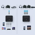 thumbnail image 4 of HIFI-Wireless Bluetooth-compatible 5.0 4Port Stereo-Aux Switch Audio Transmitter Receiver RCA Music 3 in1 Adapter 3.5mm, 4 of 9