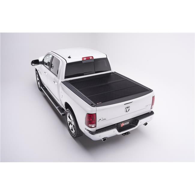 Bak Industries 772409t Tonneau Cover Bakflip F1 Hard Panel Fold Up Lockable Using Tailgate Handle Lock Black Fiberglass Can Be Used With Bak Tool Box Walmart Canada