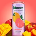 thumbnail image 2 of Bloom Nutrition Sparkling Energy Drink, Peach Mango, 12 fl oz Single Can, 2 of 10