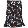 thumbnail image 2 of Vsdgher Surfing Santa Ultra-Soft Micro flannel Blanket Throw Blankets for Couch Sofa, Bed (4 sizes)-50"x40", 2 of 7