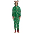 thumbnail image 2 of Aunavey Family Matching Christmas Pajamas Set Sleepwear Jumpsuit Hoodie with Hood for Family, 2 of 5