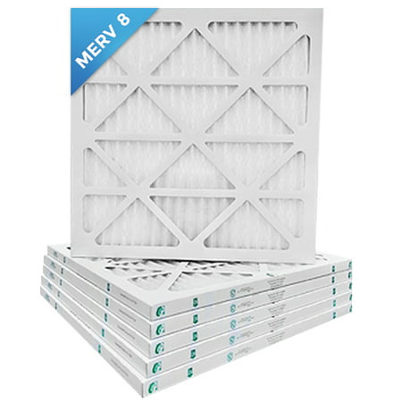 10x10x1 MERV 8 Pleated AC Furnace Air Filters. 6 (Best Ac Filter For Smokers)