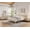 Beige, variant on 4-Piece Bedroom Set, Queen Bed Frame with Rattan Headboard, 6 Drawers Dresser & Set of 2 Nightstands