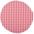 thumbnail image 2 of Esschert Design 6-Piece Checkered Jar Covers – 6.3", Red & White, Decorative Kitchen Set, 2 of 2