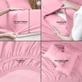 thumbnail image 4 of Utopia Bedding King Bed Sheets Set - 4 Piece Bedding - Brushed Microfiber - Shrinkage and Fade Resistant - Easy Care (Crystal Pink), 4 of 12