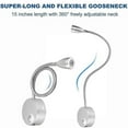 thumbnail image 3 of Desk Lamp Clamp, Bedside Light,flexible Usb Light(warm light), 3 of 5