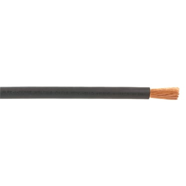 #6 Gauge AWG - Flex-A-Prene® - Welding/Battery Cable - Black - 600 V - Made in USA (25 FEET)