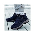thumbnail image 5 of Gomelly Womens Mens Warm Casual Shoes Non-Slip Sneakers Plush Lined Walking Shoe Comfortable Winter Boot Outdoor Climbing Snow Boots Men's Blue 8, 5 of 8