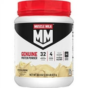 Muscle Milk Genuine Protein Powder, Banana Crme, 1.93 Pounds, 12 Servings, 32g Protein, 4g Sugar, Calcium, Vitamins A, C & D, NSF Certified for Sport, Energizing Snack, Packaging May Vary