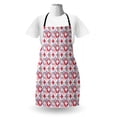 thumbnail image 3 of Floral Apron, Illustration of Circles Formed of Polka Dots Romantic Roses and Branches, Unisex Kitchen Bib with Adjustable Neck for Cooking Gardening, Adult Size, Multicolor, by Ambesonne, 3 of 4