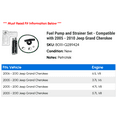 thumbnail image 2 of Fuel Pump and Strainer Set - Compatible with 2005 - 2010 Jeep Grand Cherokee 2006 2007 2008 2009, 2 of 2
