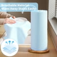 thumbnail image 3 of Jessy Home 2 Rolls Cleaning Cloth, 100 Sheets Reusable Paper Towels, 12"x12" Lint Free, Absorbent & Scratch Free Microfiber Towels for Kitchen, 3 of 7