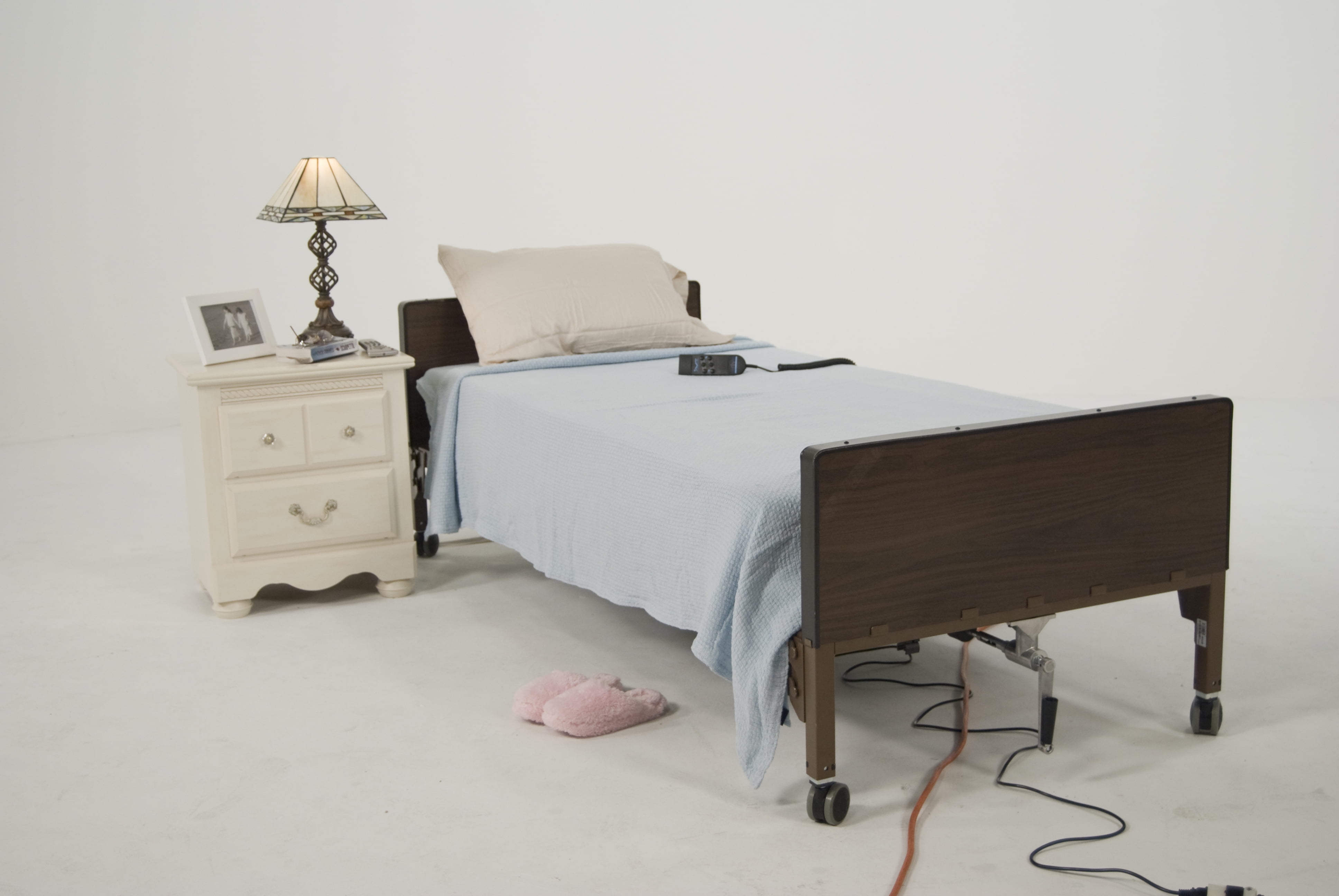 Drive Medical Delta Ultra Light Semi Electric Hospital Bed, Frame Only