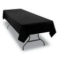 thumbnail image 7 of Table Set Rectangular Table Covers, Heavyweight Plastic, 54" X 108", Black, 6/pack | Bundle of 5 Packs, 7 of 7