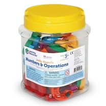 Learning Resources Jumbo Magnetic Numbers & Operations, Set of 36