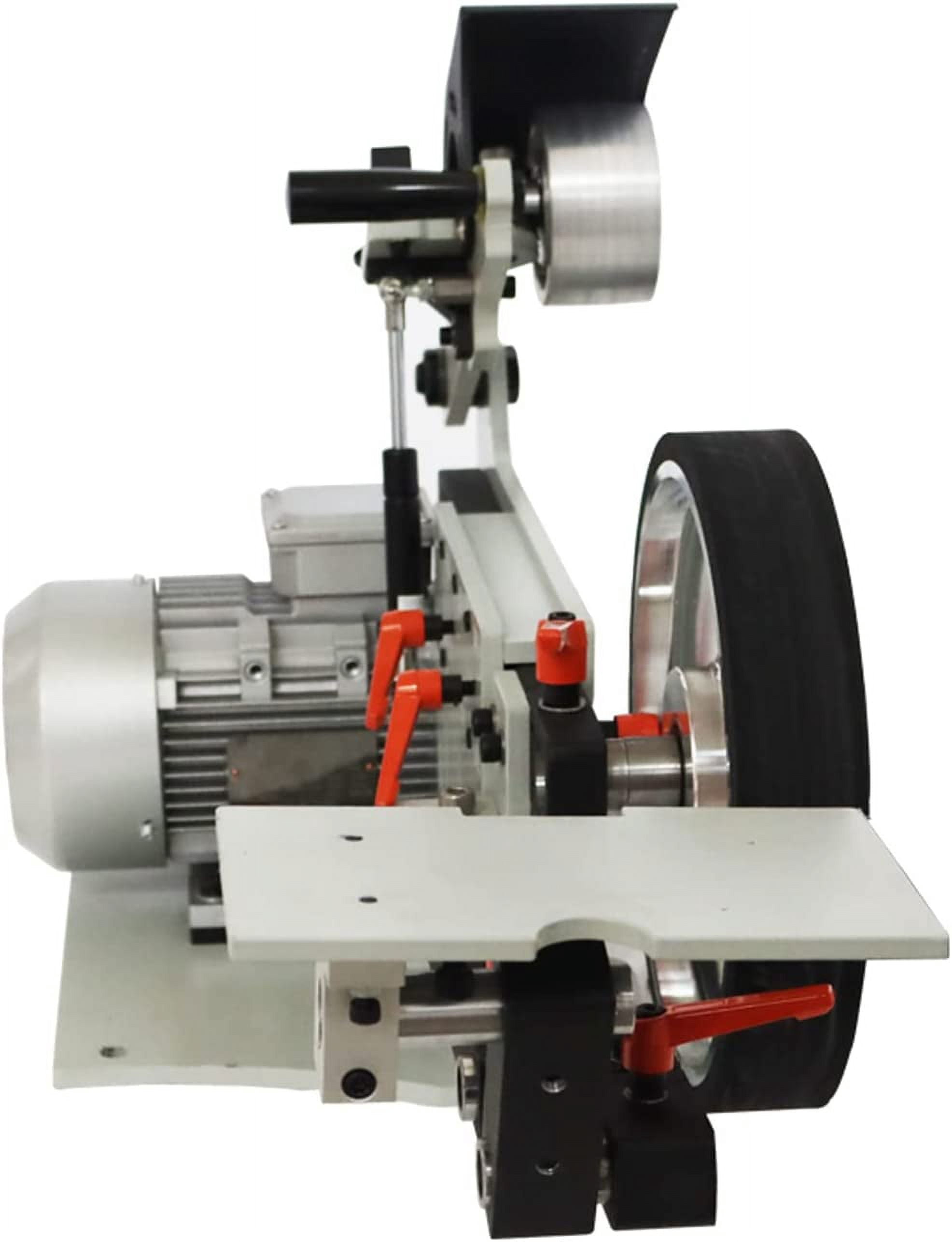 INTSUPERMAI 72" Multi-funchion Belt Sander Grinder Bench Sander Shapener Polishing Machine Cutting Tools Variable Speed Double Stands 220V