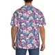 thumbnail image 3 of Fotbe Skull Camisa Estampada de Manga Corta para Hombre, Casual de Verano, Estilo Playero, Sin Arrugas-Large, 3 of 5