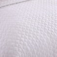 thumbnail image 4 of 3 Piece 100% White Cotton Quilt Set Lightweight Bedspread Set B34, 4 of 10