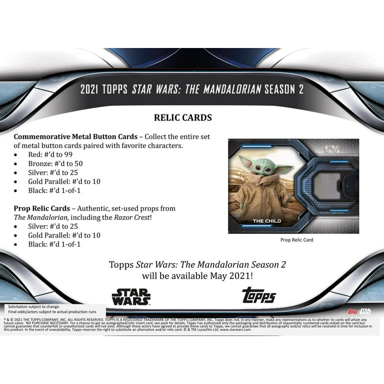 Licensed Star Wars The Mandalorian Trading Cards 73800219JAS Cotton Wo –  The Fabric Candy Shoppe