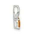 thumbnail image 2 of 14k White Gold Citrine and Diamond Pendant XBS330, 2 of 4